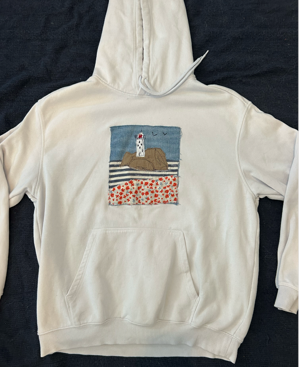 Lighthouse Patchwork Hoodie