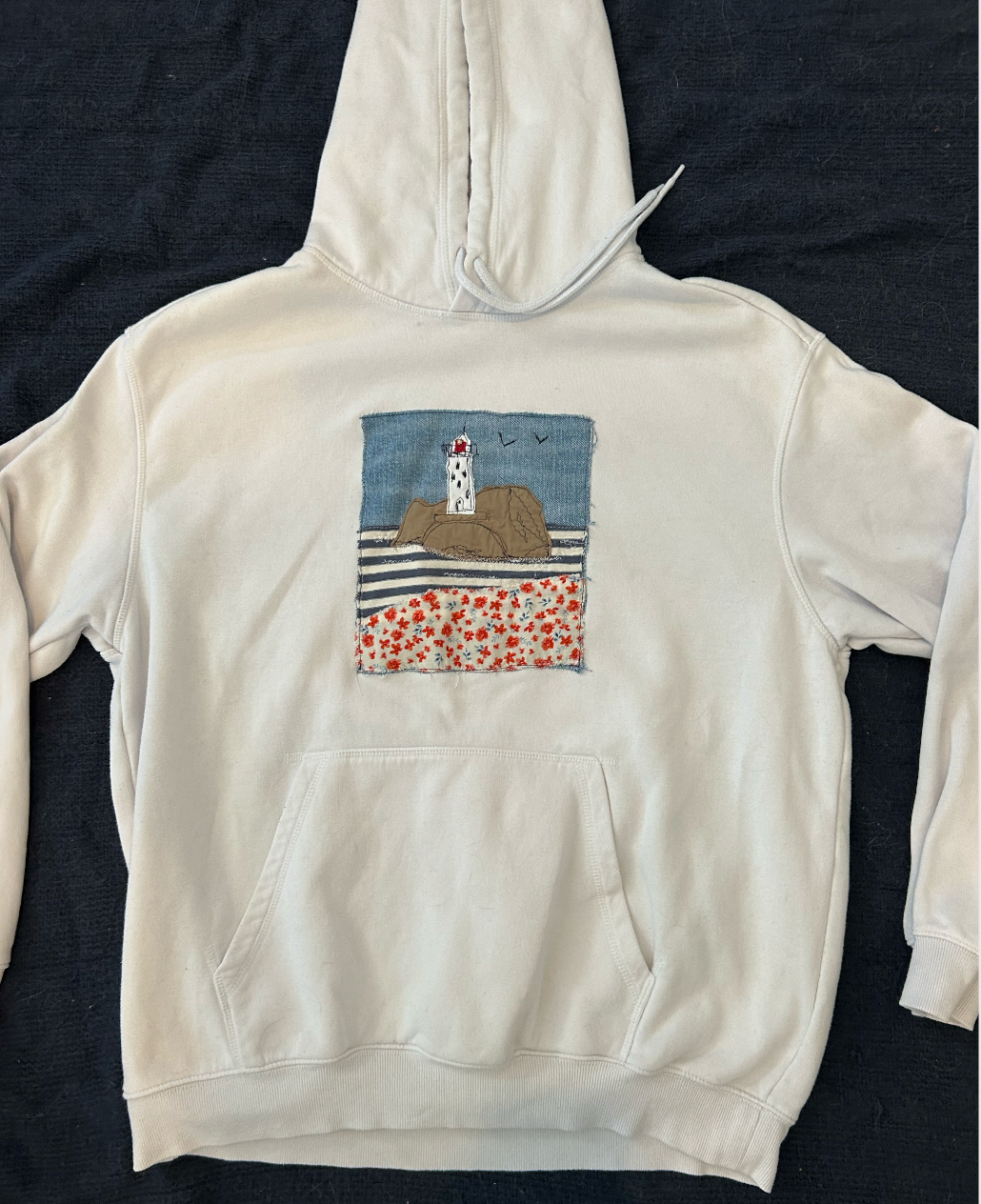 Lighthouse Patchwork Hoodie