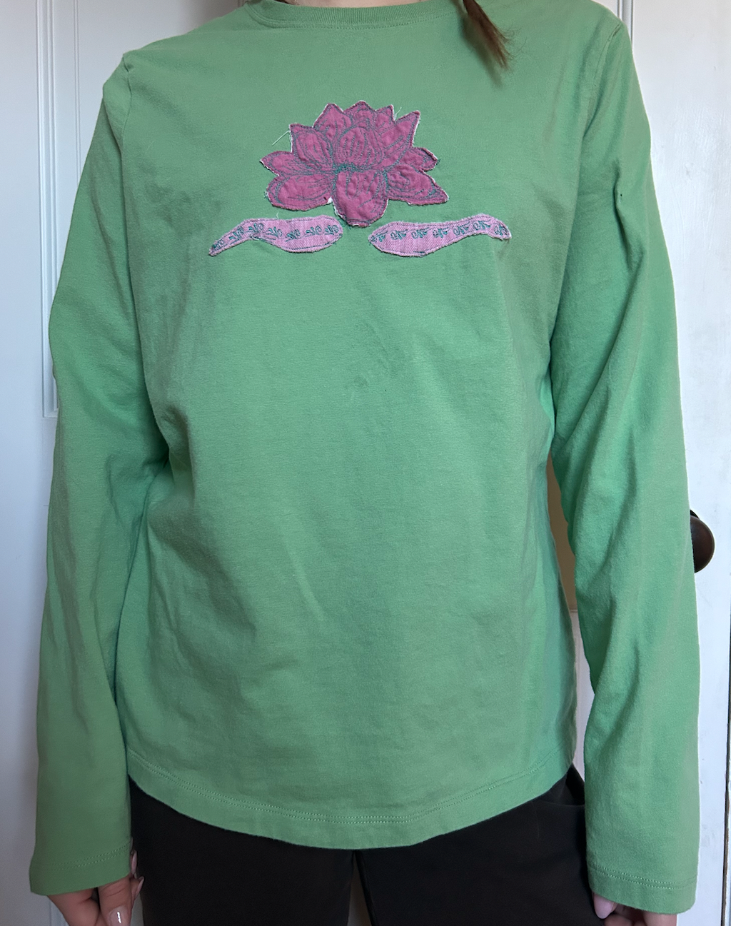 Pink Lotus Flower Long Sleeve
