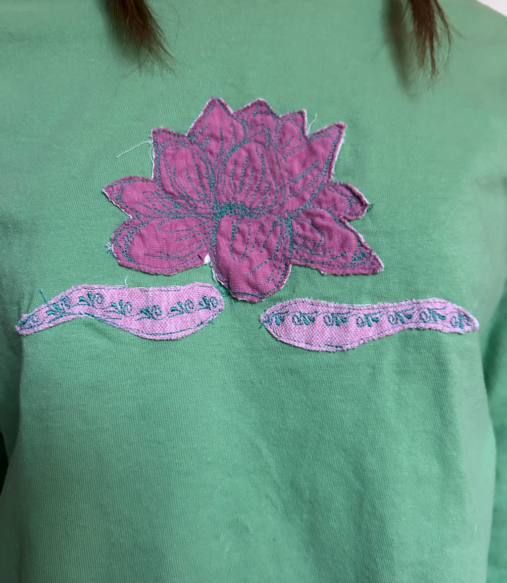 Pink Lotus Flower Long Sleeve