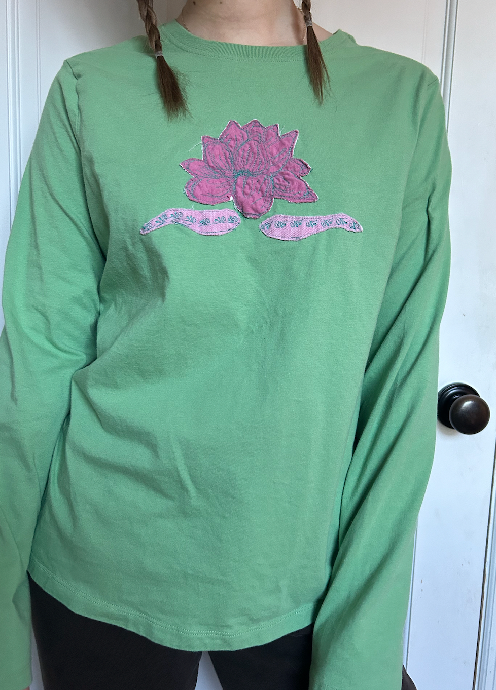 Pink Lotus Flower Long Sleeve