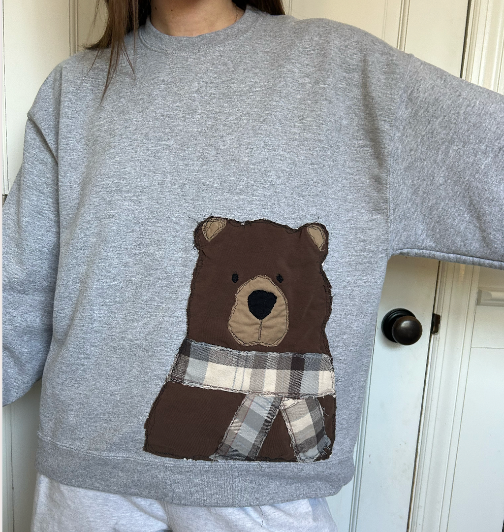 Bear in Scarf Crewneck