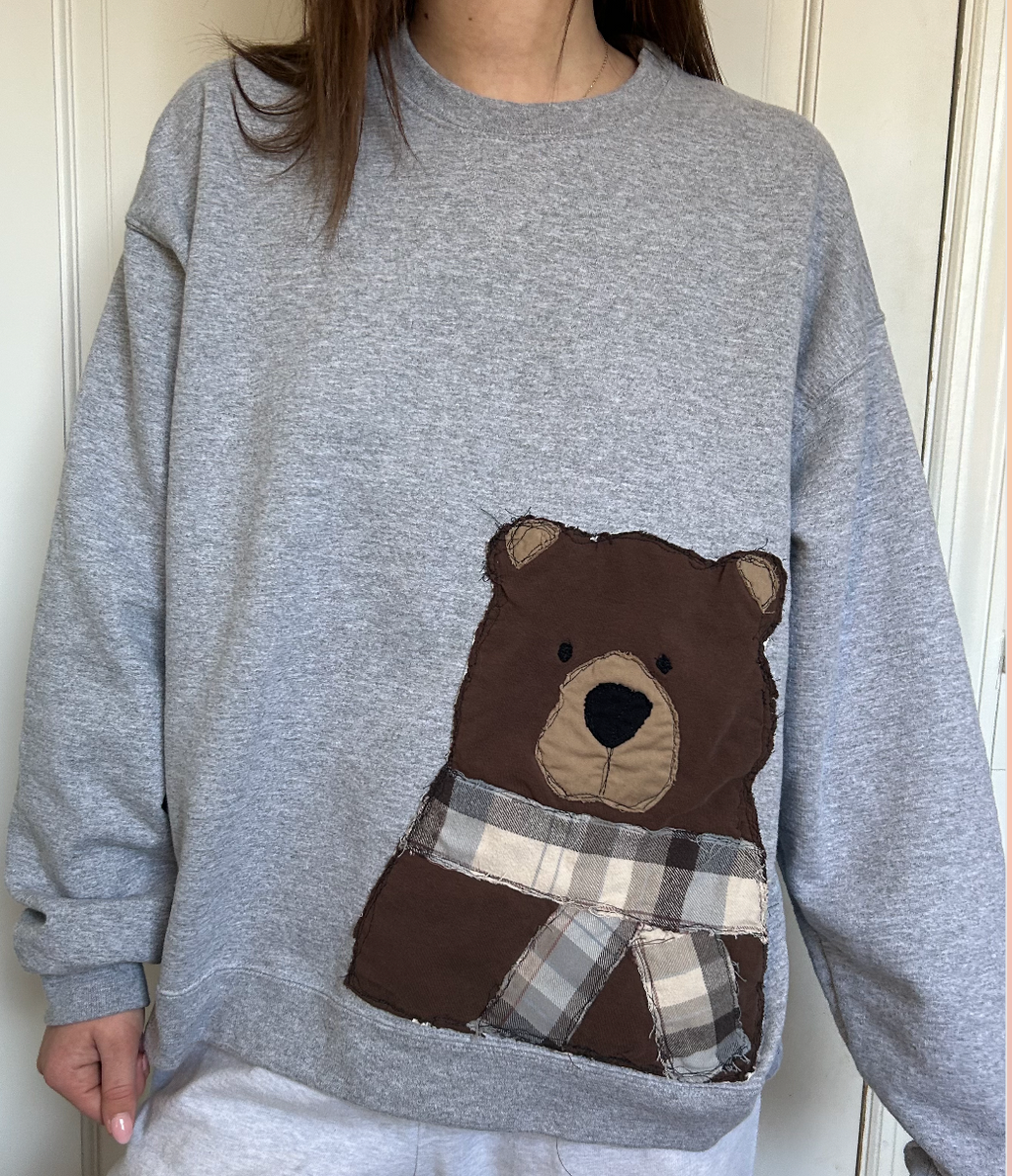Bear in Scarf Crewneck