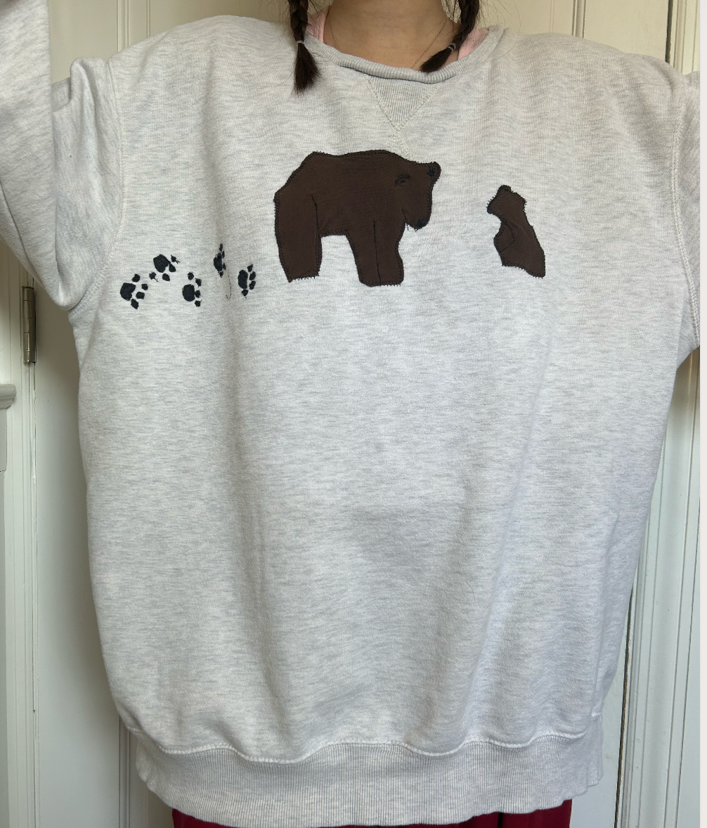 Bear and Bear Cub Crewneck