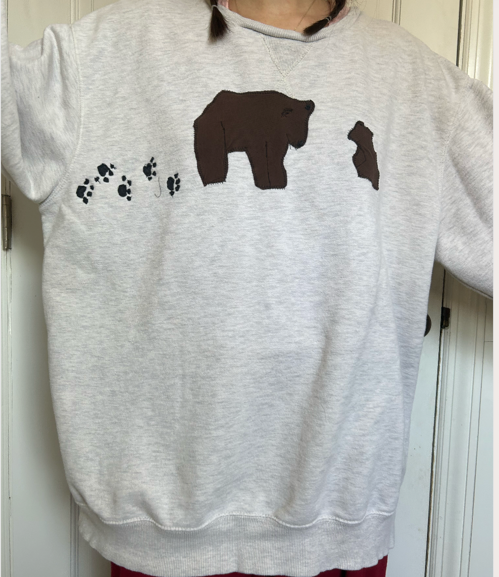 Bear and Bear Cub Crewneck