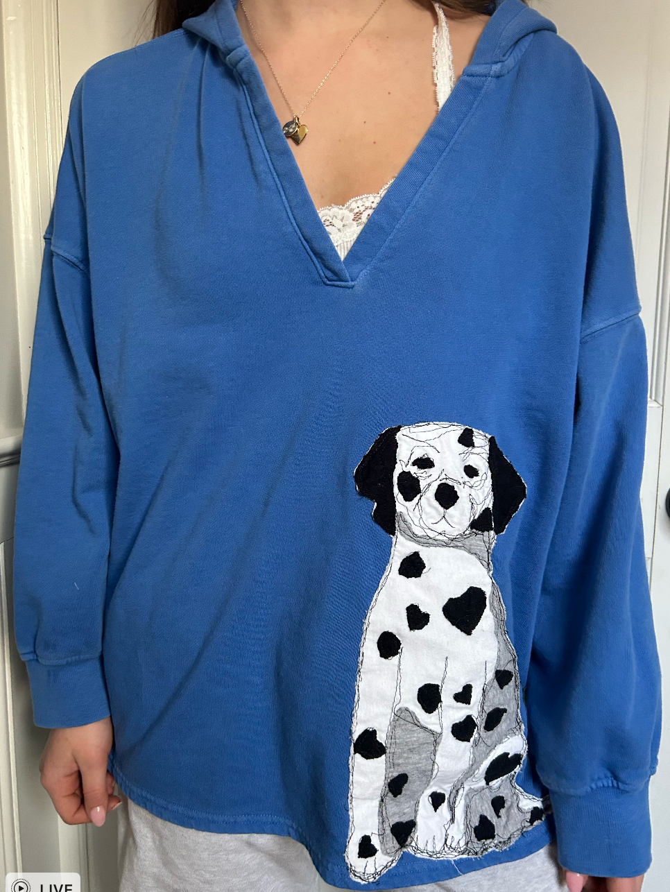 Dalmation Royal Blue Hoodie