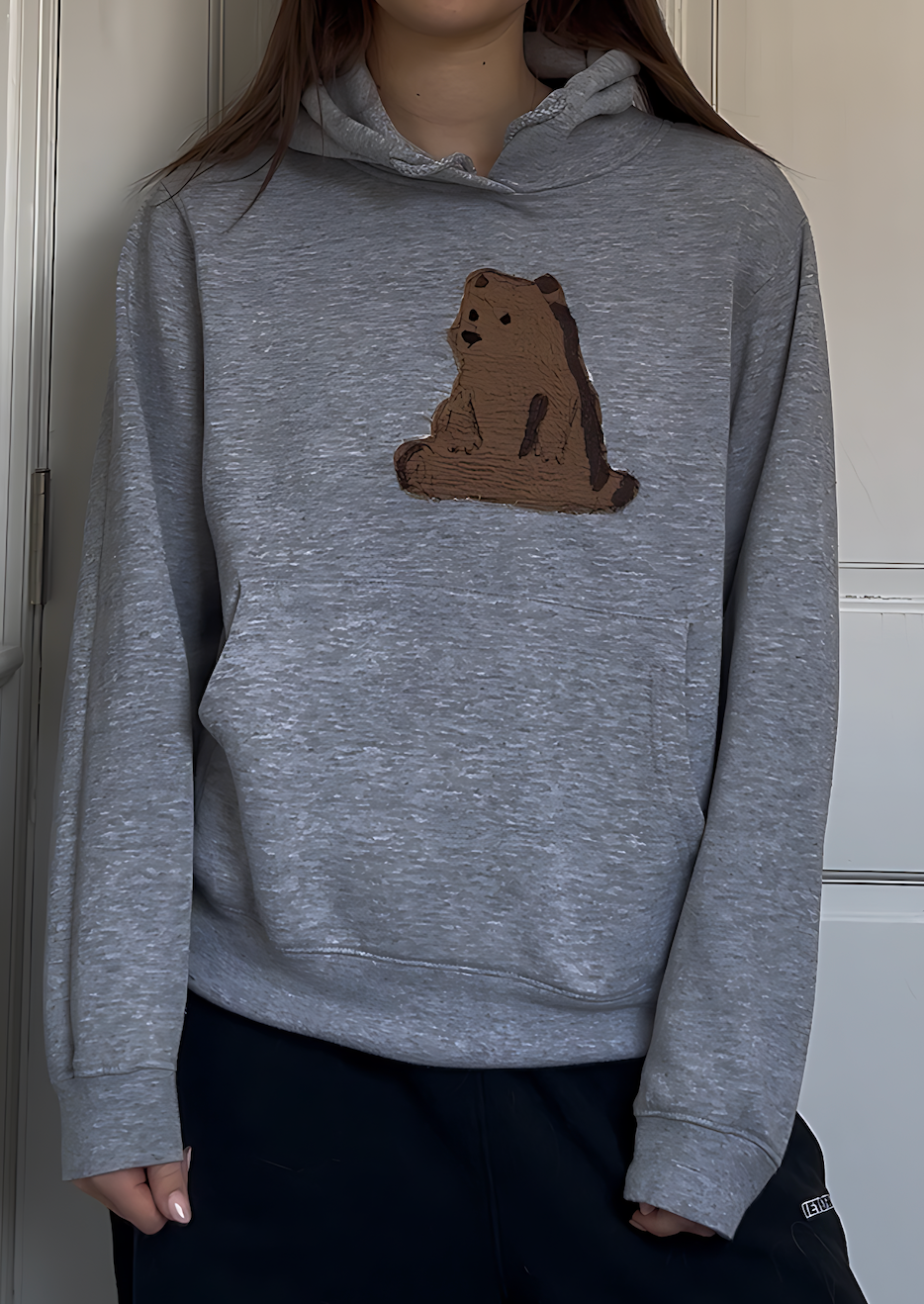 Bear - Grey Hoodie