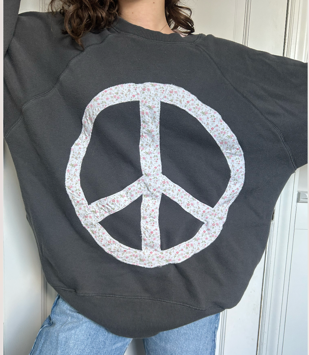 Peace Sign Crewneck