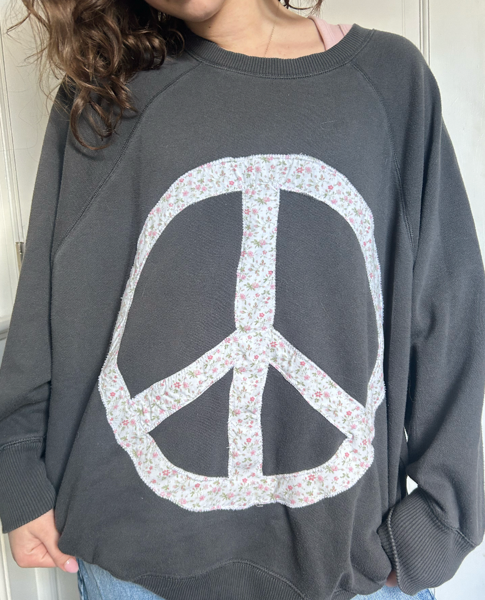 Peace Sign Crewneck