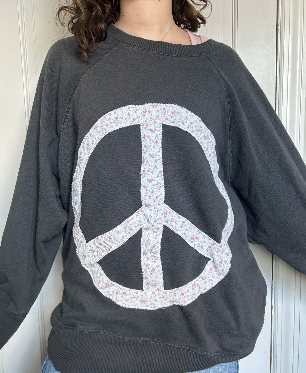 Peace Sign Crewneck