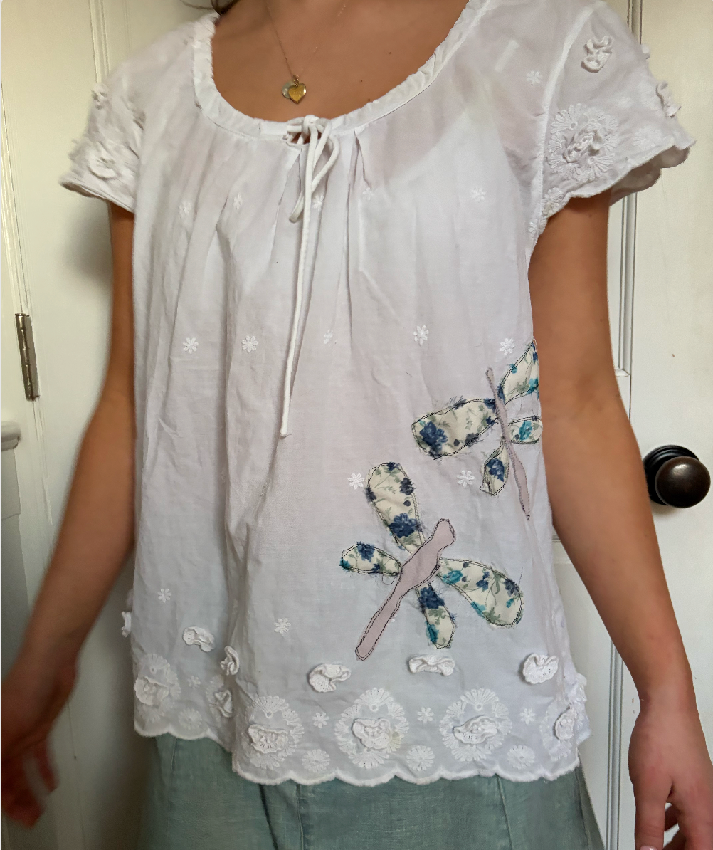 White Dragonfly Top