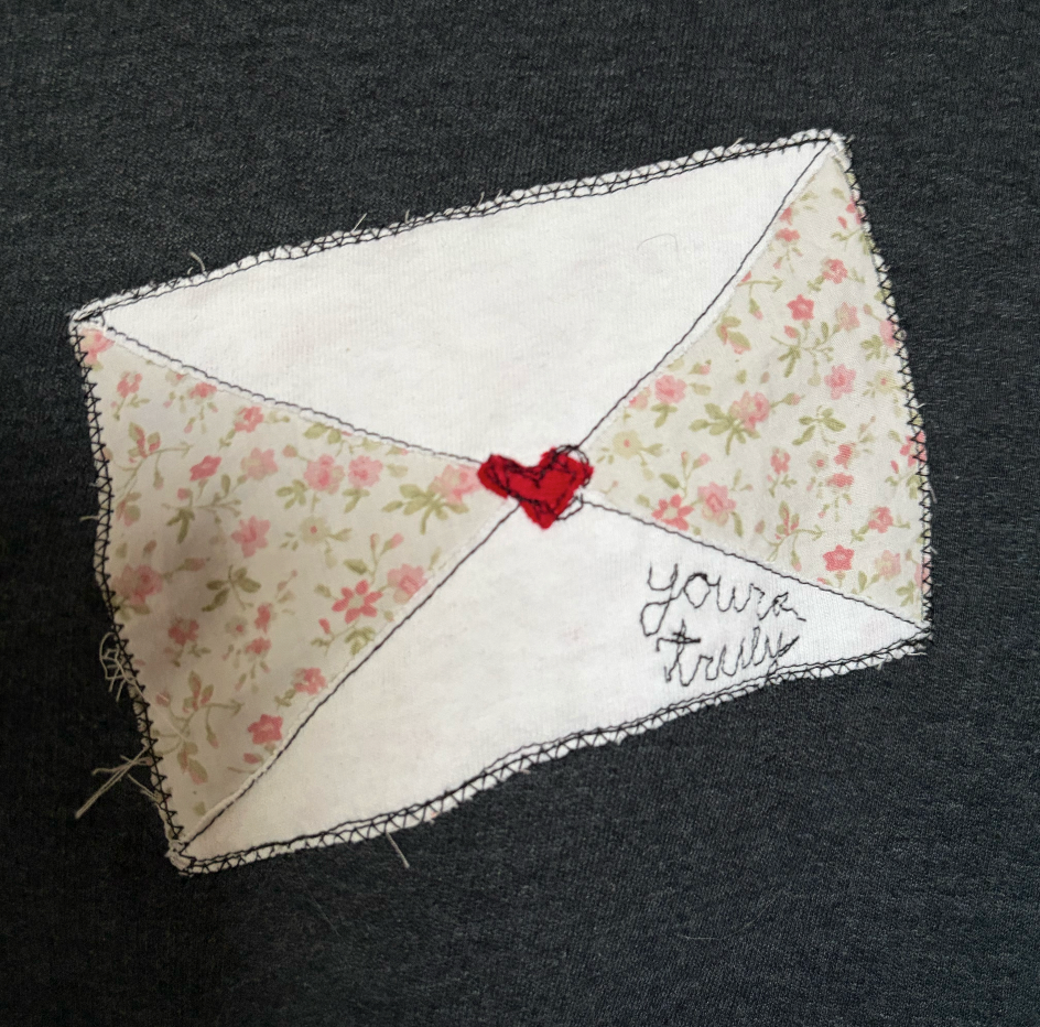 Love Letters Grey Crewneck
