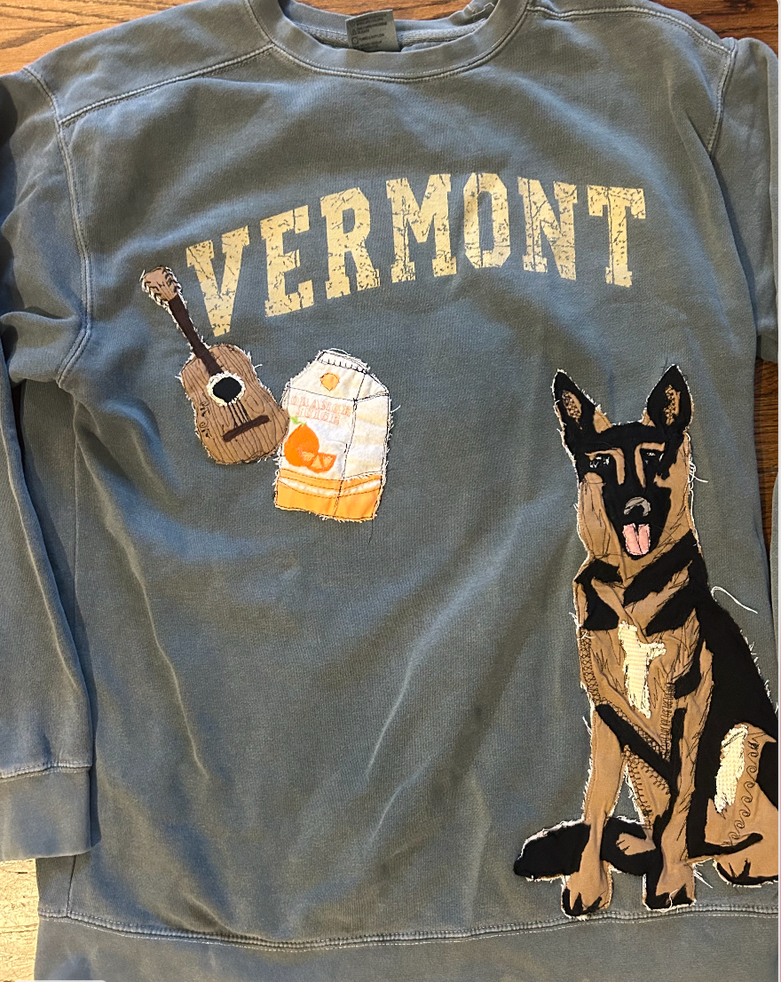 NOAH KAHAN themed patchwork crewneck!