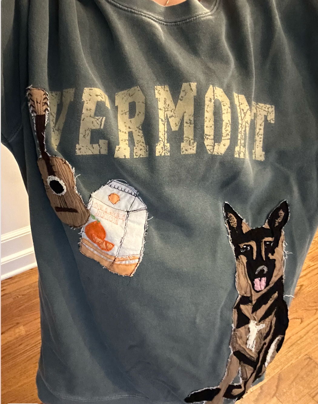 NOAH KAHAN themed patchwork crewneck!