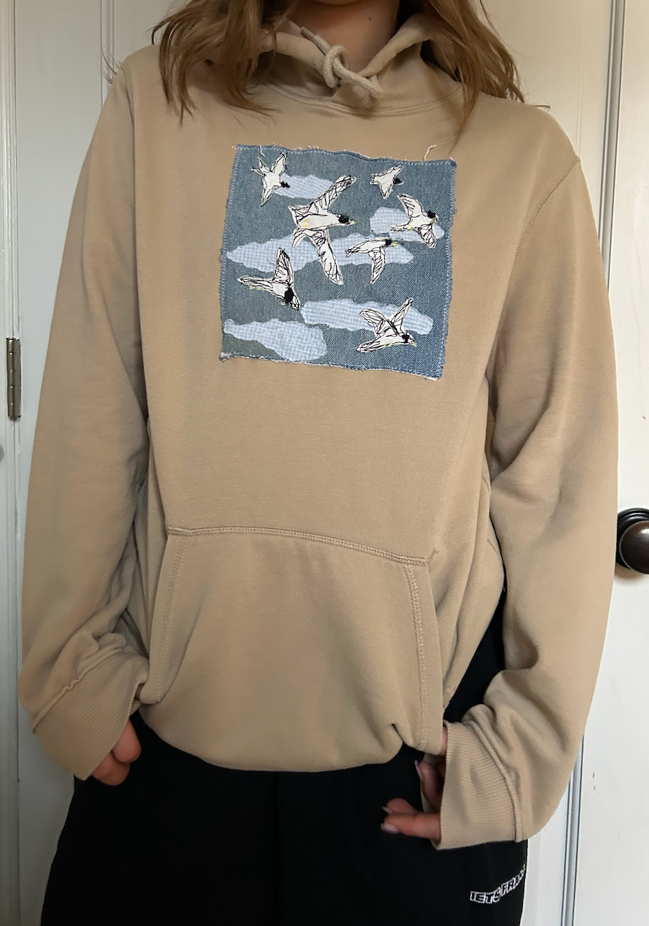 Seagulls Tan Hoodie